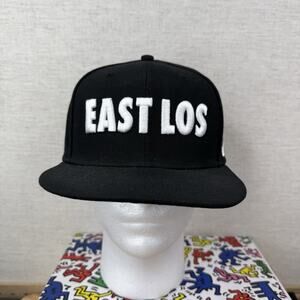 Nike Pro Black Snapback Hat EAST LOS True Size LA Los Angeles